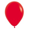 R12 015 Balon okrągły 12"  czerwony