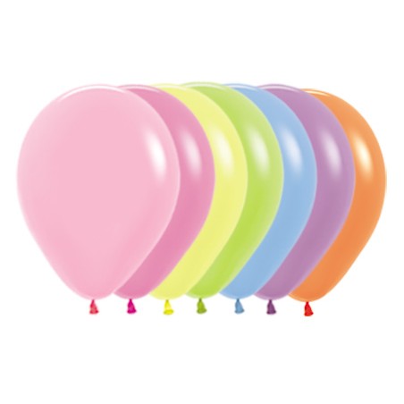 R12 200 Balon okrągły 12" Neon Mix