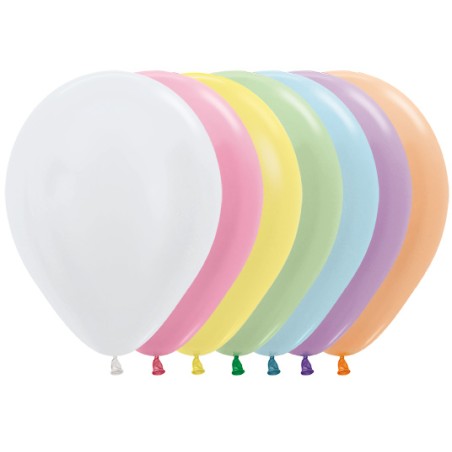 R12 400 Balon okrągły 12" Perłowy Mix