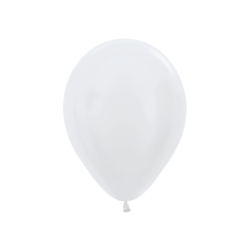 R12 405 Balon okrągły 12” perłowy biały