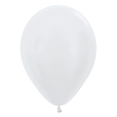 R12 405 Balon okrągły 12” perłowy biały
